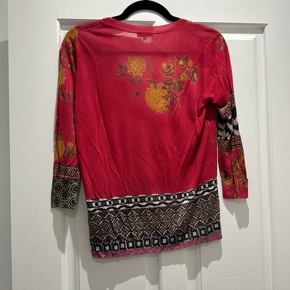 Etro Multicolored Floral Printed Knit - size 44 European - Picture 4 of 4